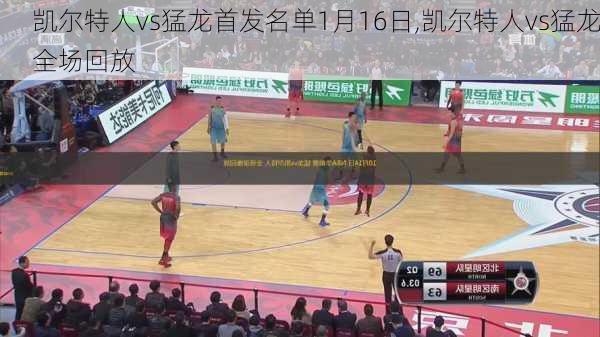 凯尔特人vs猛龙首发名单1月16日,凯尔特人vs猛龙全场回放