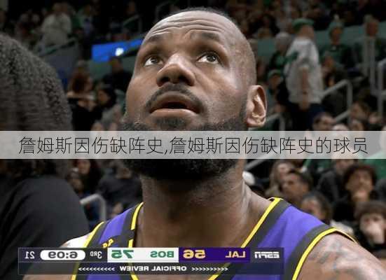 詹姆斯因伤缺阵史,詹姆斯因伤缺阵史的球员