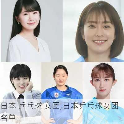日本 乒乓球 女团,日本乒乓球女团名单