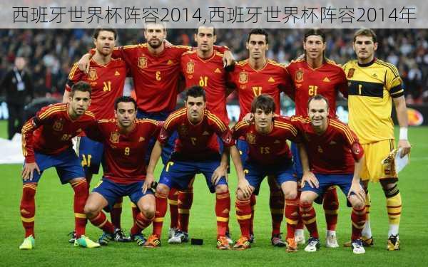 西班牙世界杯阵容2014,西班牙世界杯阵容2014年