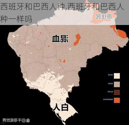 西班牙和巴西人种,西班牙和巴西人种一样吗