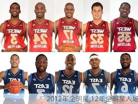 2012年全明星,12年全明星入场