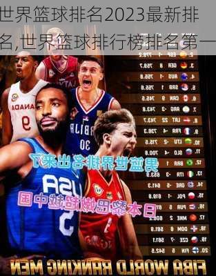 世界篮球排名2023最新排名,世界篮球排行榜排名第一
