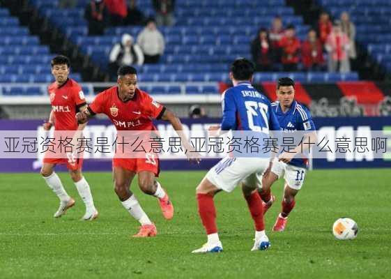 亚冠资格赛是什么意思,亚冠资格赛是什么意思啊