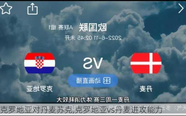 克罗地亚对丹麦苏克,克罗地亚vs丹麦进攻能力