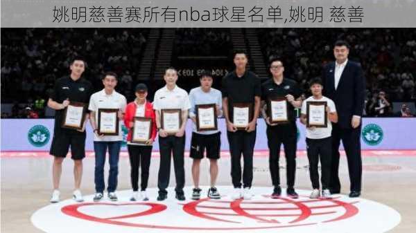 姚明慈善赛所有nba球星名单,姚明 慈善