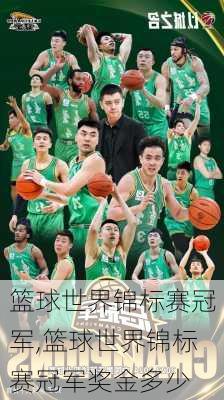 篮球世界锦标赛冠军,篮球世界锦标赛冠军奖金多少