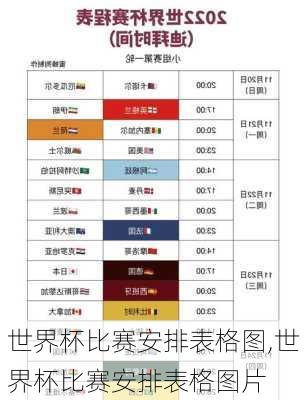 世界杯比赛安排表格图,世界杯比赛安排表格图片