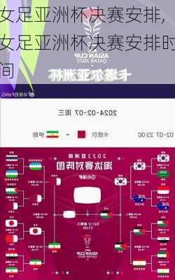 女足亚洲杯决赛安排,女足亚洲杯决赛安排时间