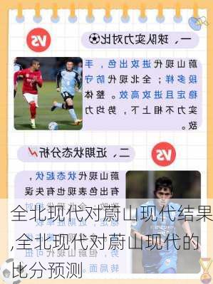 全北现代对蔚山现代结果,全北现代对蔚山现代的比分预测
