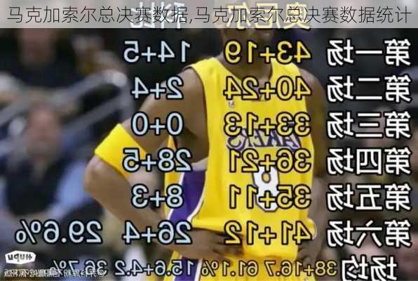 马克加索尔总决赛数据,马克加索尔总决赛数据统计