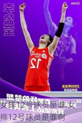 女排12号球员是谁,女排12号球员是谁啊