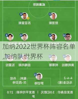 加纳2022世界杯阵容名单,加纳队世界杯