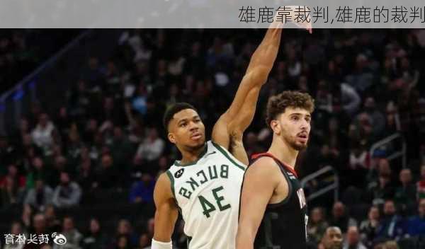 雄鹿靠裁判,雄鹿的裁判
