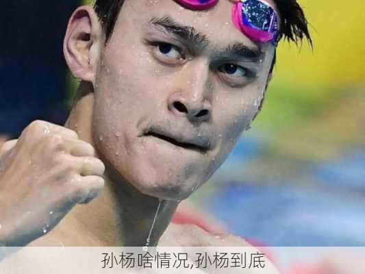 孙杨啥情况,孙杨到底