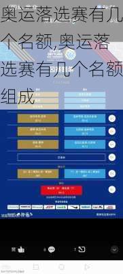 奥运落选赛有几个名额,奥运落选赛有几个名额组成