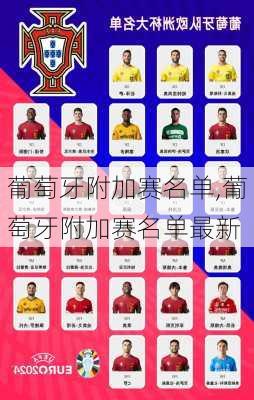 葡萄牙附加赛名单,葡萄牙附加赛名单最新
