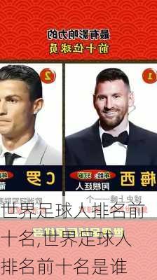 世界足球人排名前十名,世界足球人排名前十名是谁