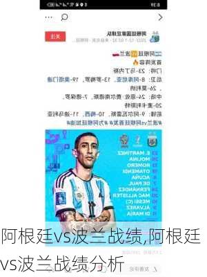 阿根廷vs波兰战绩,阿根廷vs波兰战绩分析