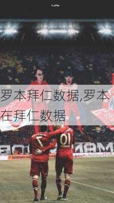 罗本拜仁数据,罗本在拜仁数据