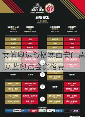 女篮奥运资格赛西安门票,女蓝奥运会资格赛