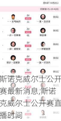 斯诺克威尔士公开赛最新消息,斯诺克威尔士公开赛直播时间