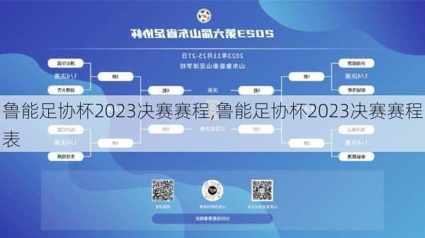 鲁能足协杯2023决赛赛程,鲁能足协杯2023决赛赛程表