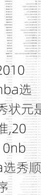 2010nba选秀状元是谁,2010nba选秀顺序