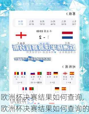 欧洲杯决赛结果如何查询,欧洲杯决赛结果如何查询的