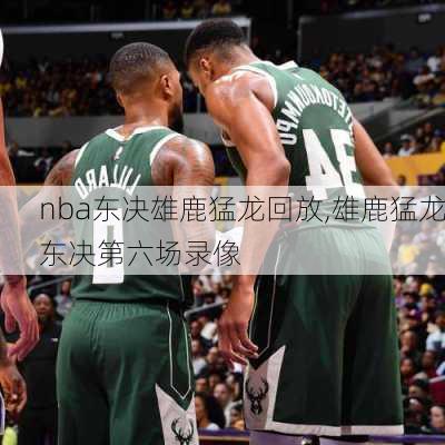 nba东决雄鹿猛龙回放,雄鹿猛龙东决第六场录像