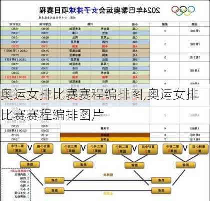 奥运女排比赛赛程编排图,奥运女排比赛赛程编排图片