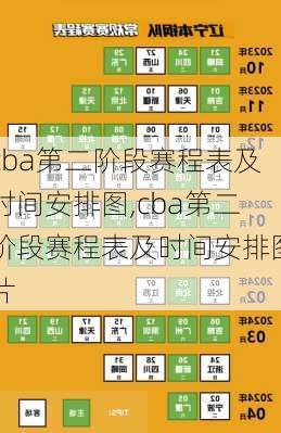 cba第二阶段赛程表及时间安排图,cba第二阶段赛程表及时间安排图片
