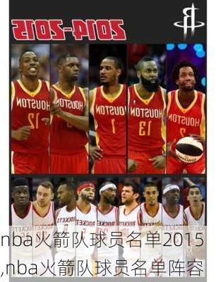 nba火箭队球员名单2015,nba火箭队球员名单阵容