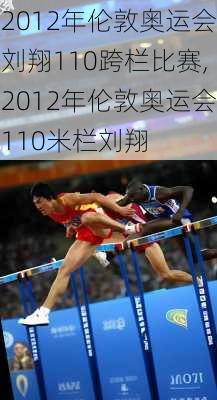 2012年伦敦奥运会刘翔110跨栏比赛,2012年伦敦奥运会110米栏刘翔