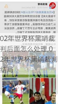 02年世界杯黑哨裁判后面怎么处理,02年世界杯黑哨裁判结局