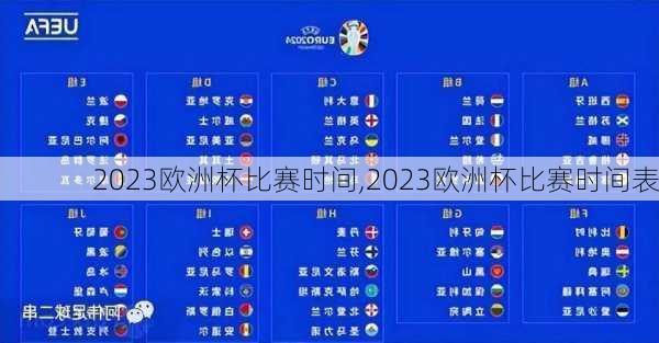 2023欧洲杯比赛时间,2023欧洲杯比赛时间表