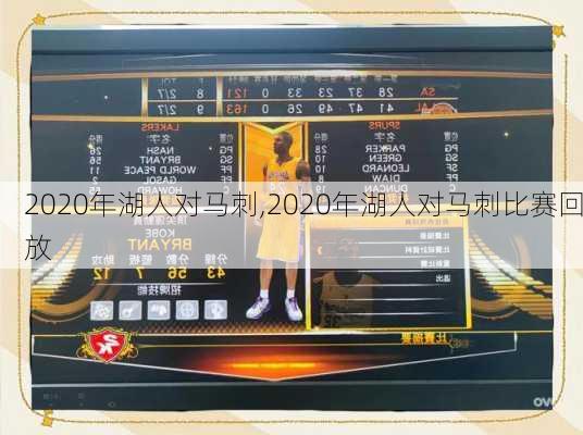 2020年湖人对马刺,2020年湖人对马刺比赛回放