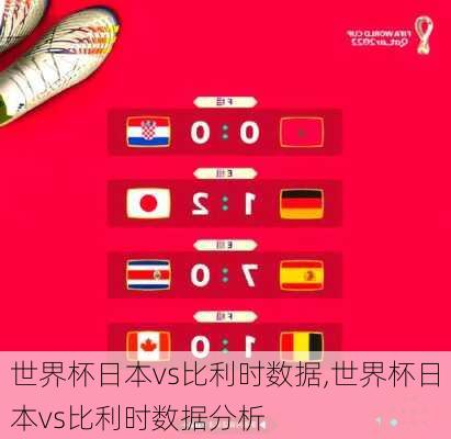 世界杯日本vs比利时数据,世界杯日本vs比利时数据分析