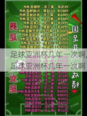 足球亚洲杯几年一次啊,足球亚洲杯几年一次啊