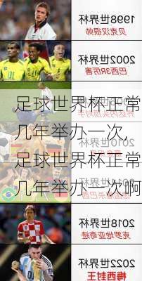 足球世界杯正常几年举办一次,足球世界杯正常几年举办一次啊