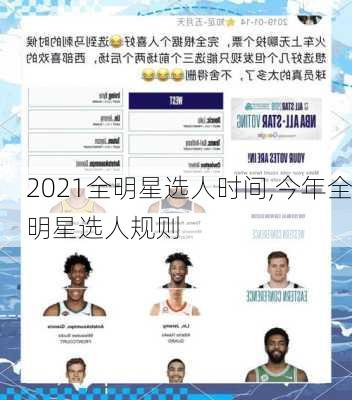 2021全明星选人时间,今年全明星选人规则