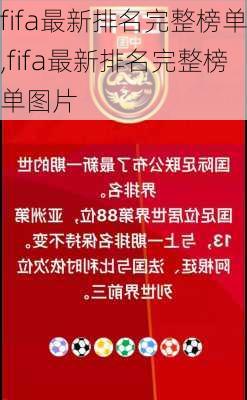 fifa最新排名完整榜单,fifa最新排名完整榜单图片