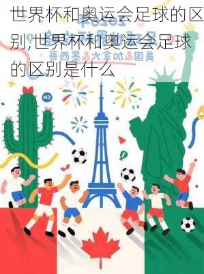 世界杯和奥运会足球的区别,世界杯和奥运会足球的区别是什么