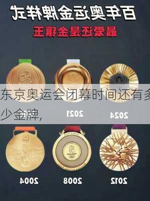东京奥运会闭幕时间还有多少金牌,