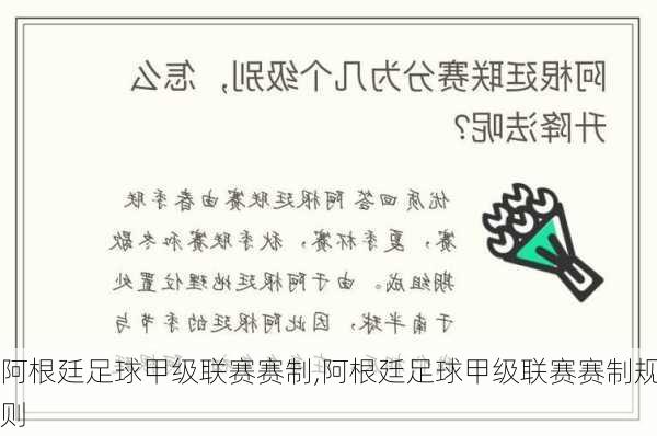 阿根廷足球甲级联赛赛制,阿根廷足球甲级联赛赛制规则