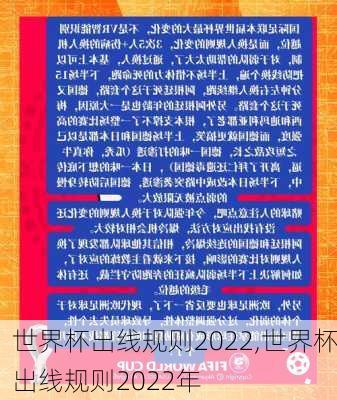 世界杯出线规则2022,世界杯出线规则2022年