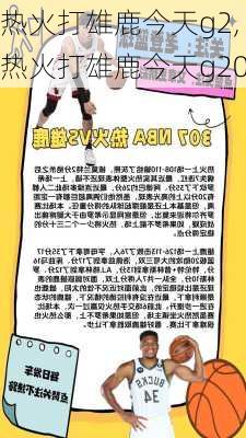 热火打雄鹿今天g2,热火打雄鹿今天g20
