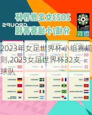 2023年女足世界杯小组赛规则,2023女足世界杯32支球队