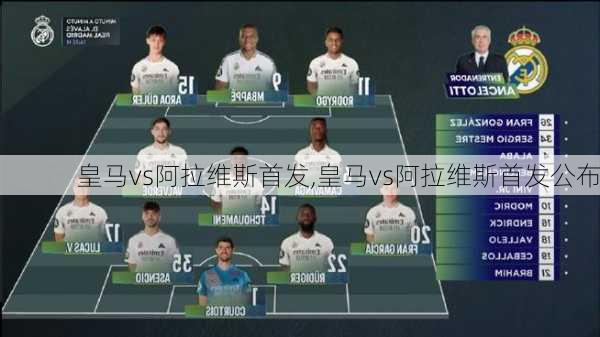 皇马vs阿拉维斯首发,皇马vs阿拉维斯首发公布