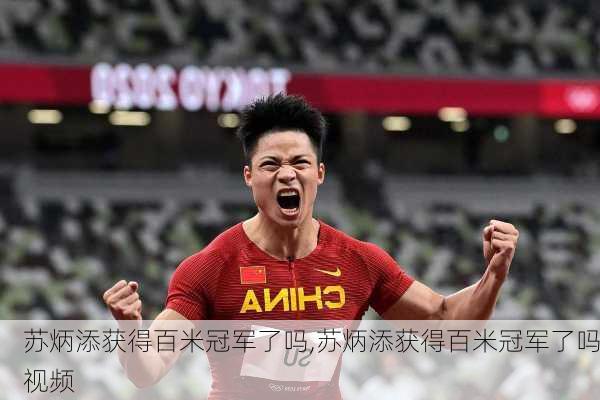 苏炳添获得百米冠军了吗,苏炳添获得百米冠军了吗视频